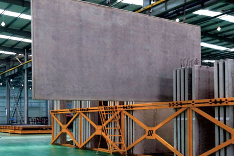 Linha de produção de concreto pré-fabricado